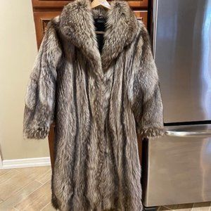 Genuine fur coat